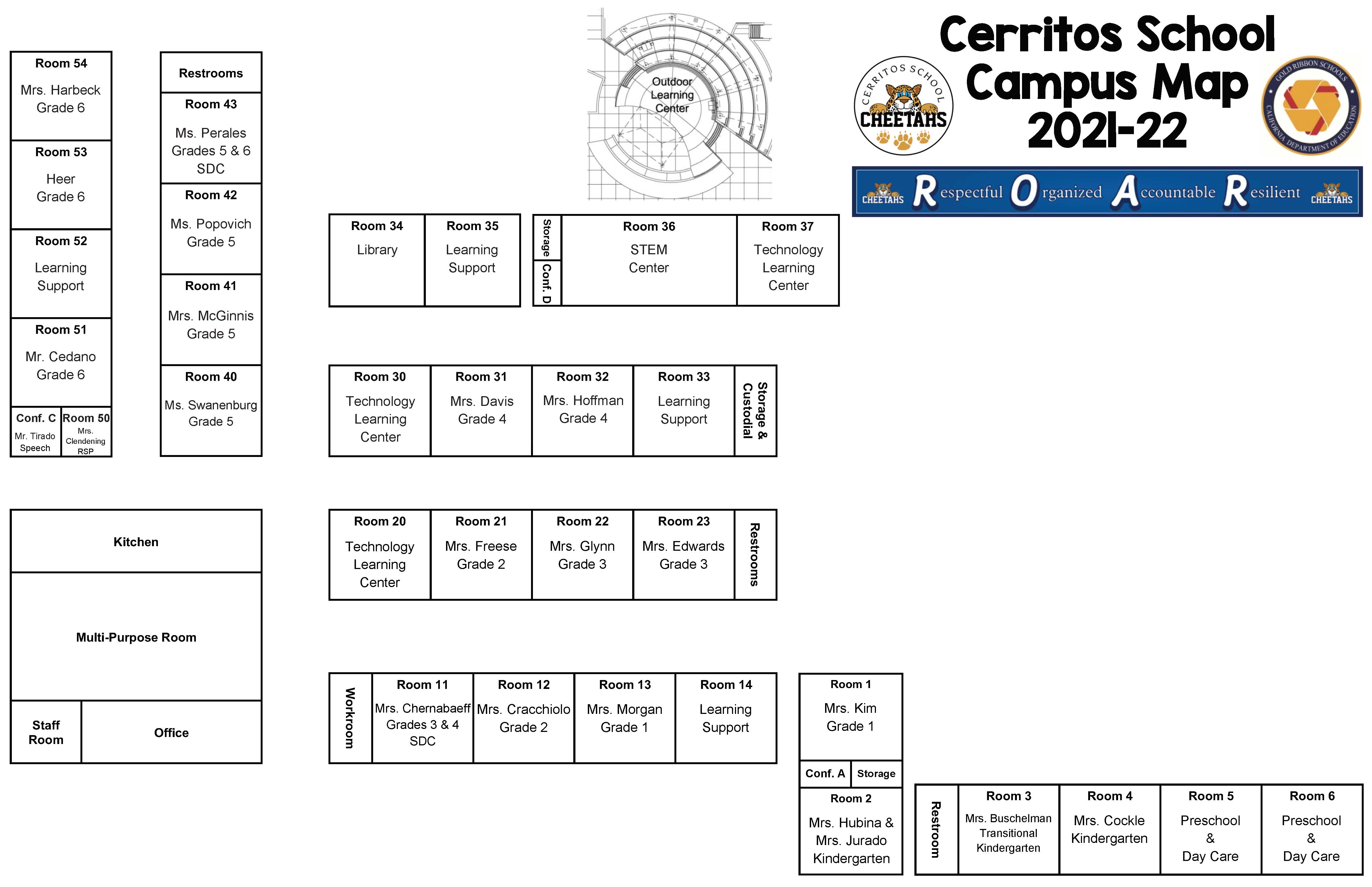 Cerritos Map 2019-20