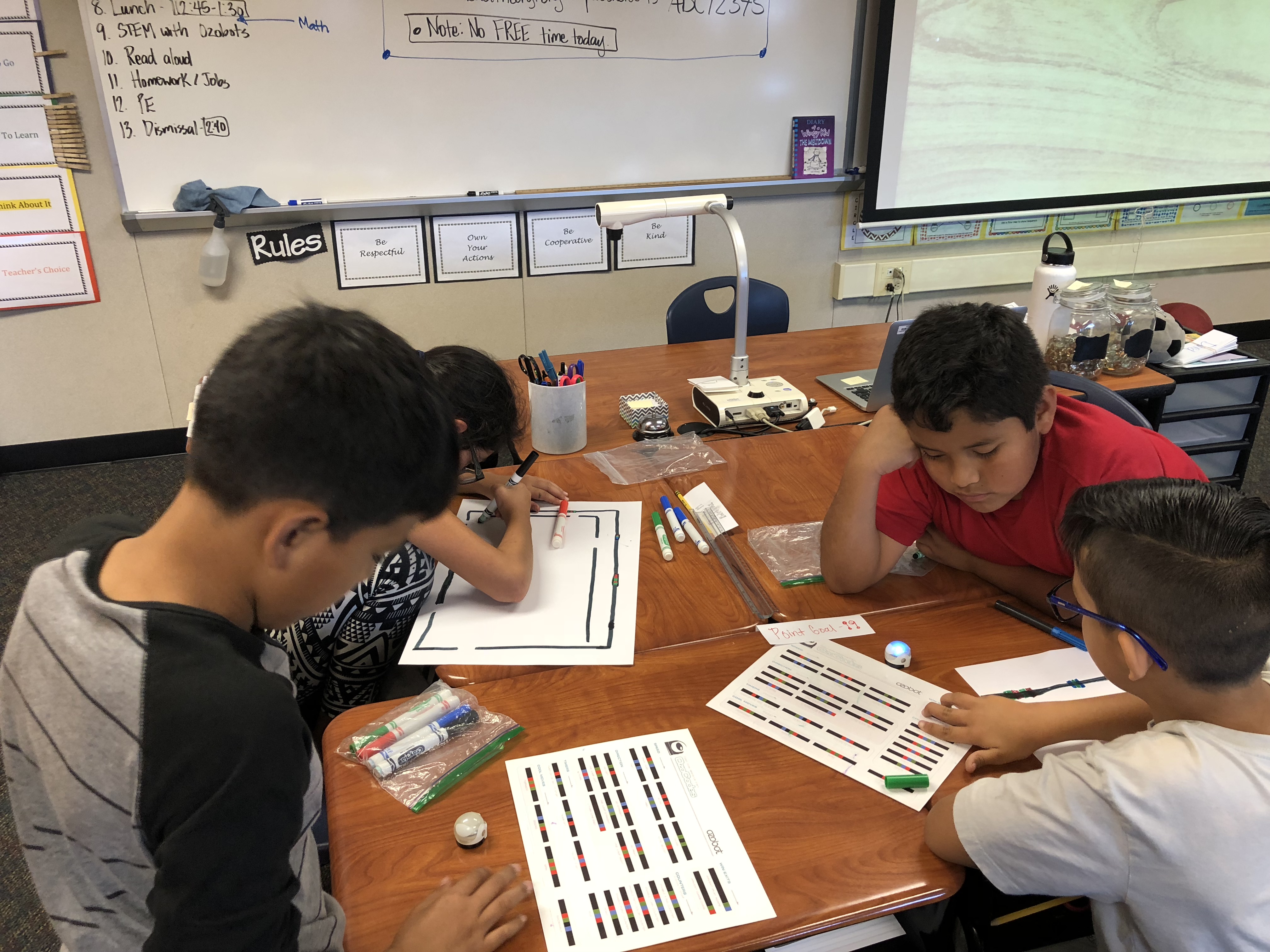 Programing ozobots